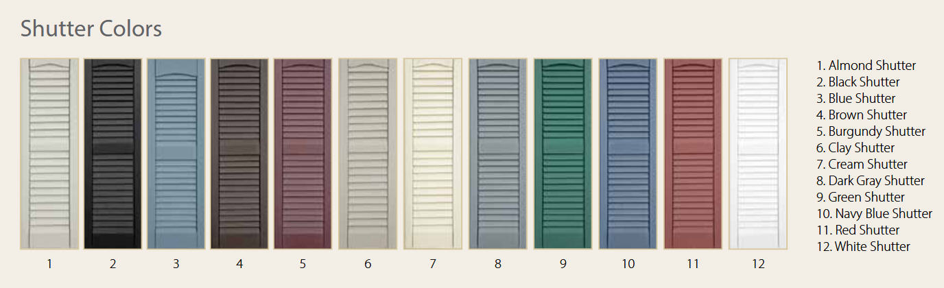 Shed Shutter Colors